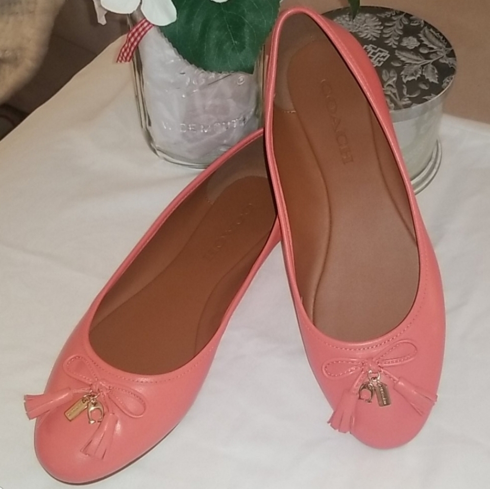 💞 Like New 💞 Coach Benni Ballet Flat
